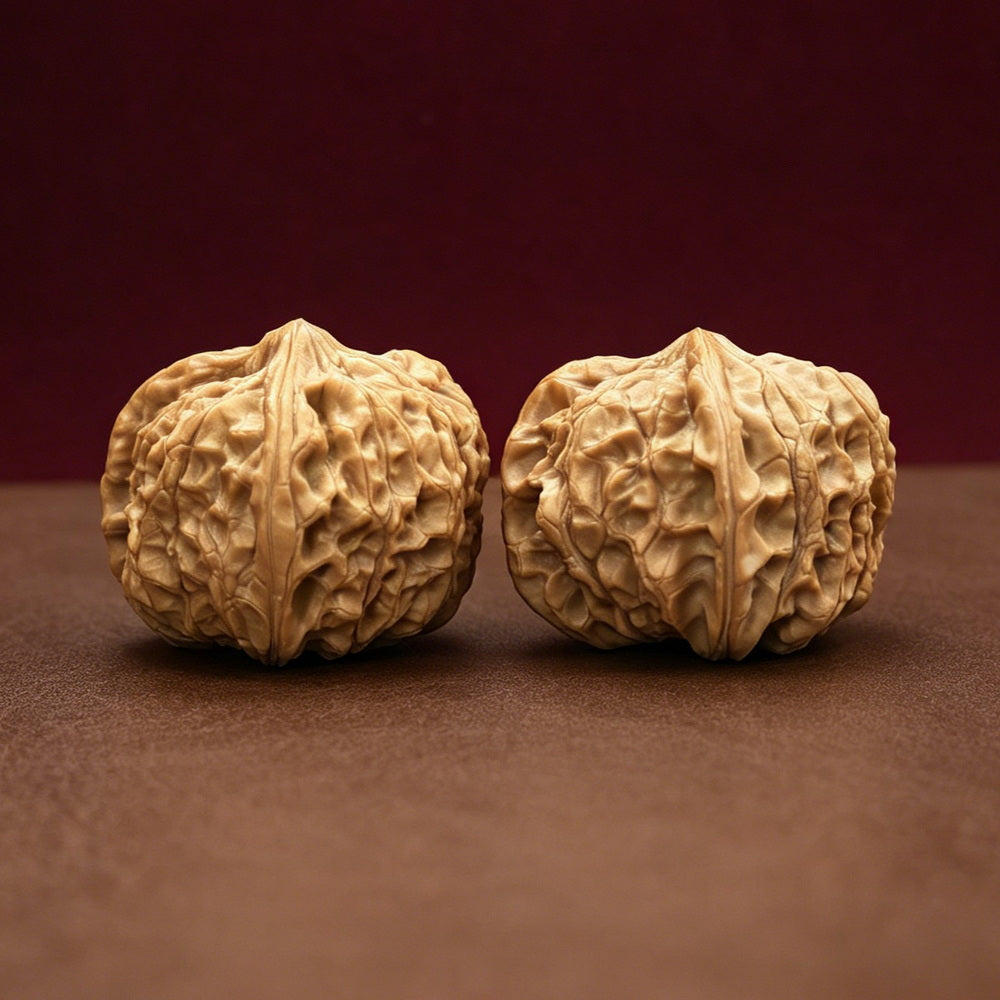 The "Imperial Jade Seal 3-Ridge" Premium Symmetrical Collector's Pair | 34.0mm x 38.0mm | YX-E-092773