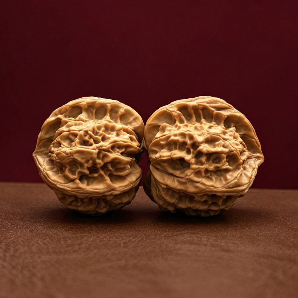 The "Imperial Jade Seal 3-Ridge" Premium Symmetrical Collector's Pair | 42.0mm x 41.0mm | YX-E-091772