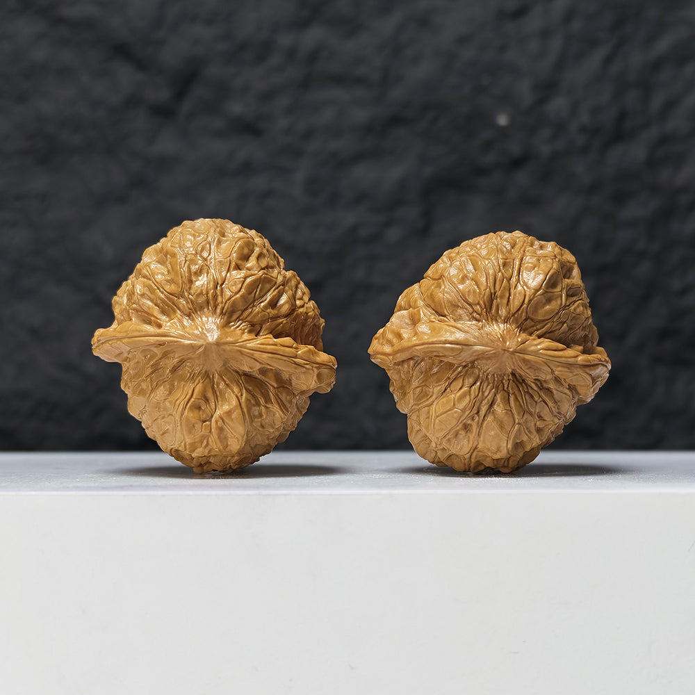"Concave Base Pumpkin Dun" Ao Di Nan Gua Dun SZ-S-037505 Collector Pair | 41.0mm x 43.0mm | SZ-S-037505