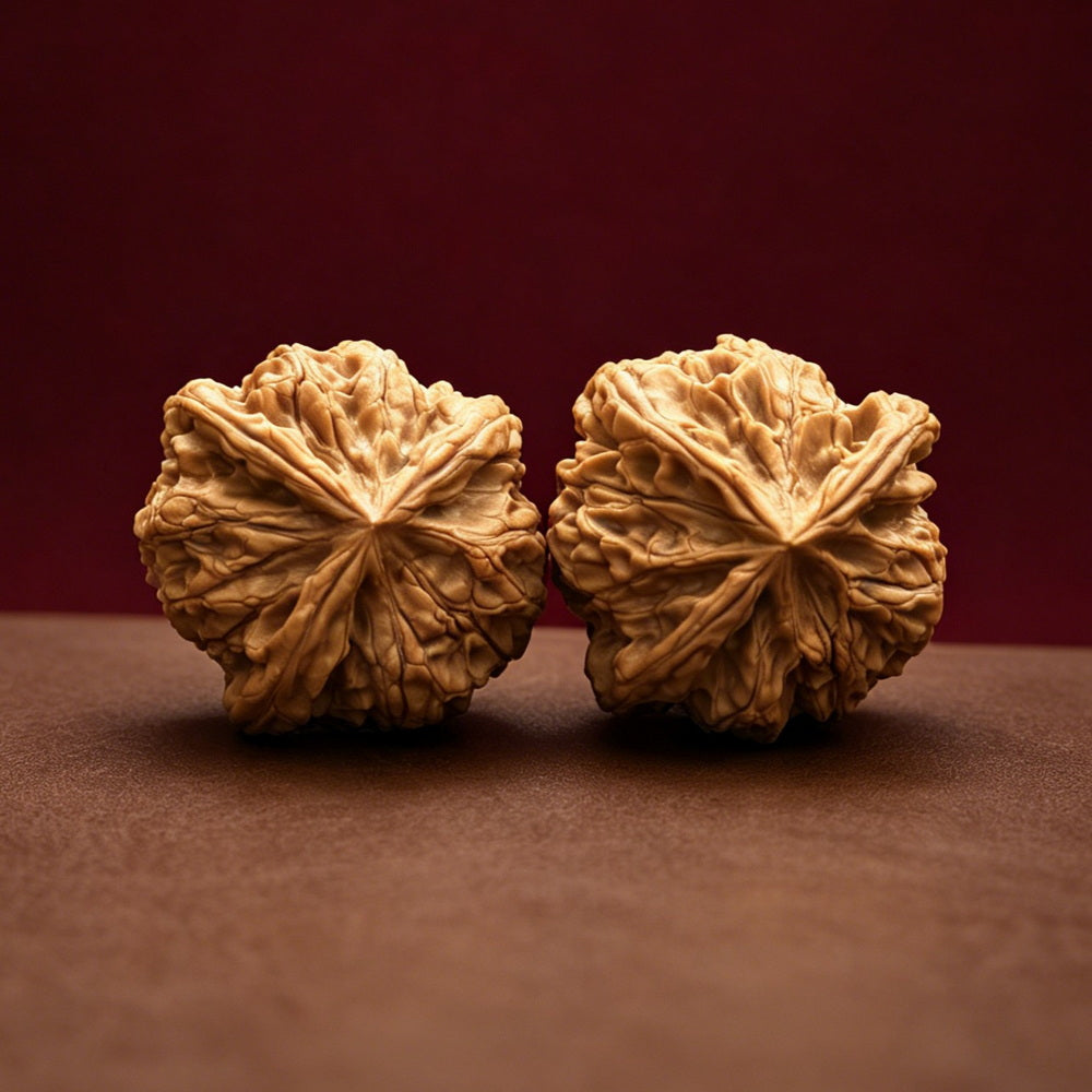 The "Imperial Jade Seal 3-Ridge" Premium Symmetrical Collector's Pair | 42.0mm x 41.0mm | YX-E-091772
