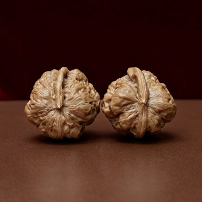 The "Miniature Crystal Frog Smooth Sailing" (Xiu Zhen Shui Jing Wa Yi Fan) Exhibition-Grade Collector's Pair | 33.0mm x 35.0mm | YX-E-050529