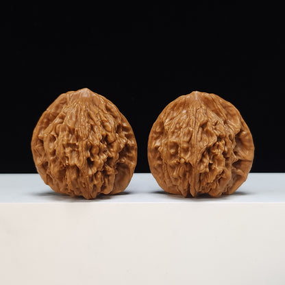 The "Wheat Ear Tiger Head" (Maisui Hutou) Heritage Symmetrical Pair | 44.0mm x 40.0mm | HT-S-002475