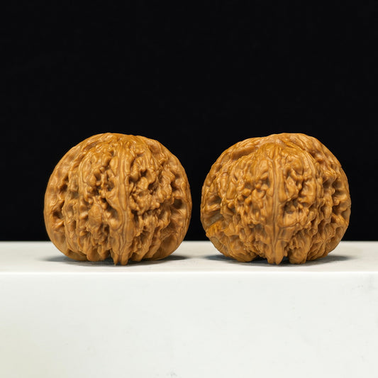 The "Spherical Nanjiang Stone" SSS-Grade Orb Master Pair | Tactile Play & Premium Collection Choice | 46.0mm x 46.0mm | NJS-SSS-002806