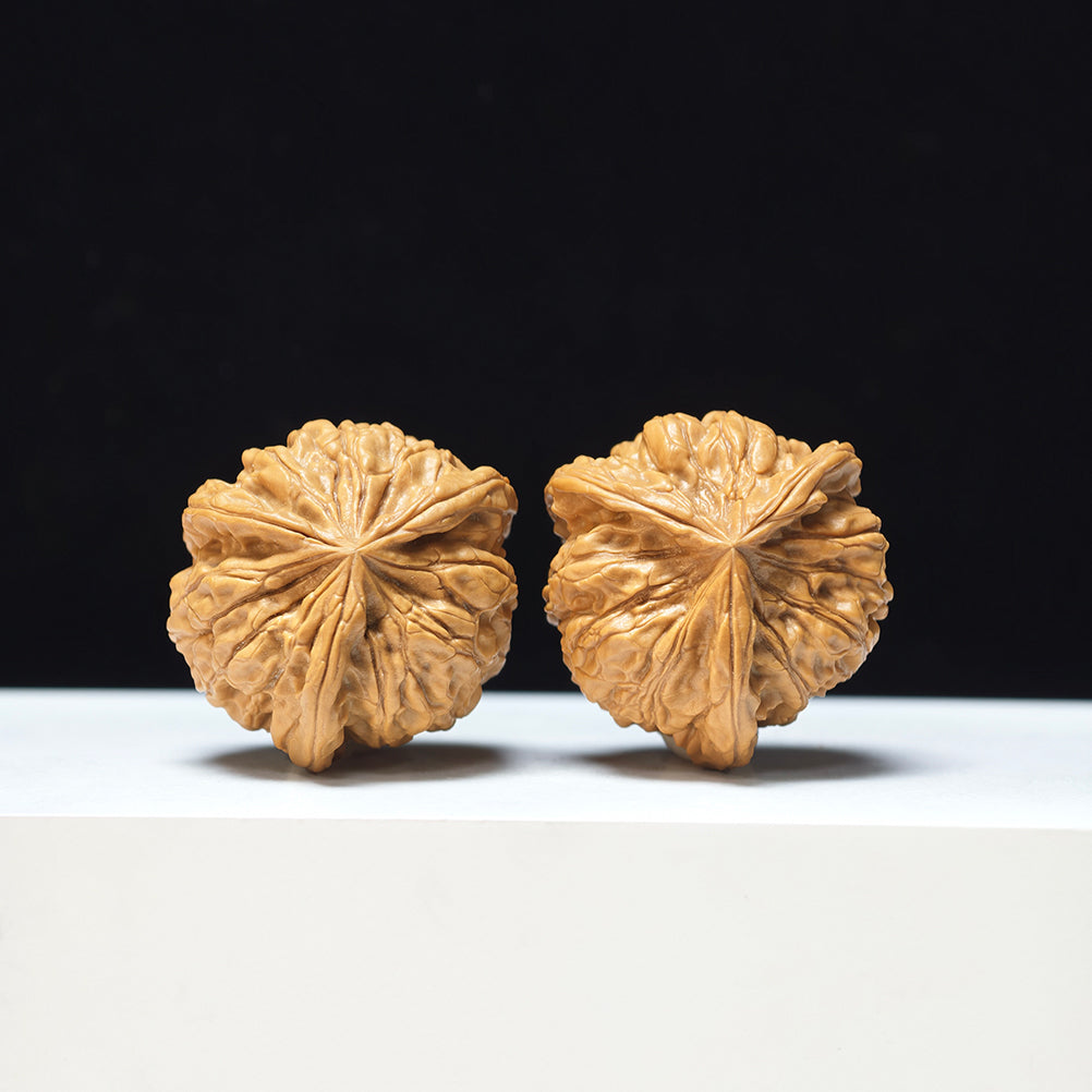 The "Imperial Jade Seal Owl Three-Ribbed" Yu Xi Mao Tou Ying San Leng Exotic Collector Pair | Rare Form Tier | 38.0mm x 38.0mm | YX-E-155859