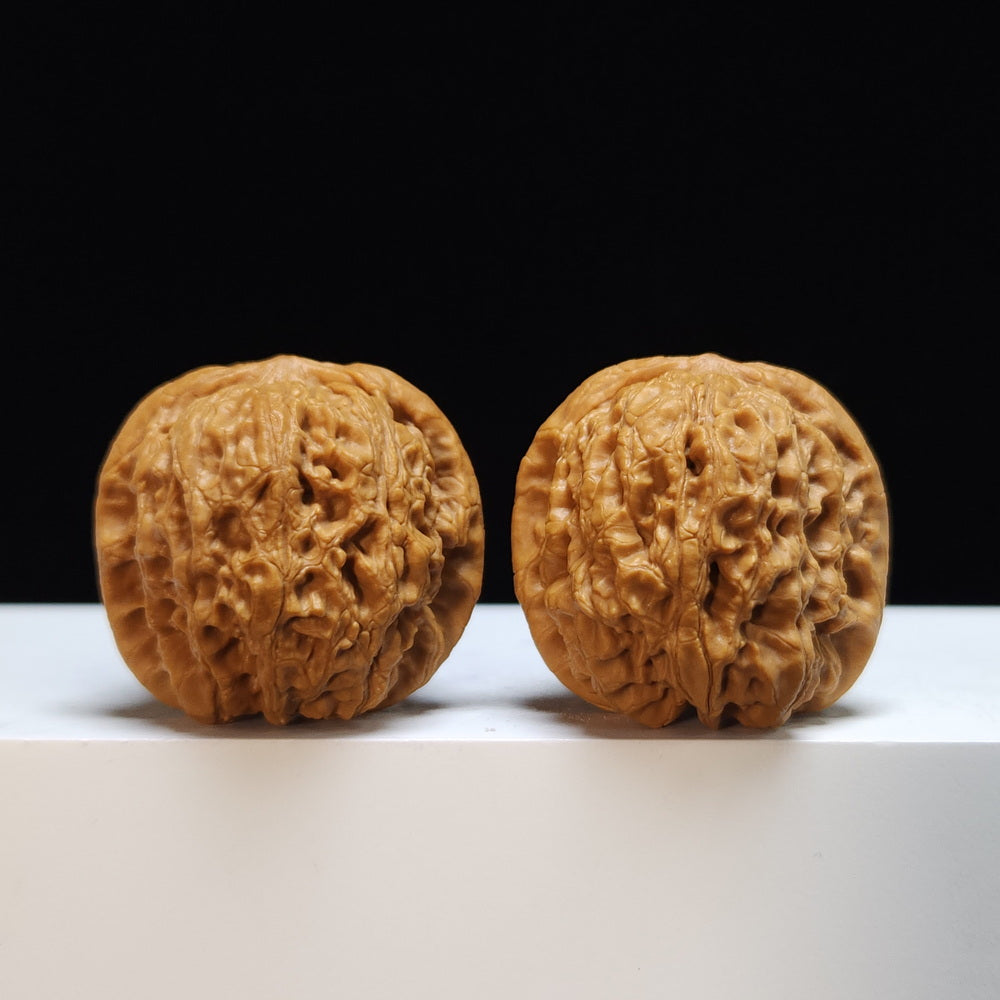 The "Yuhua Stone" (Yu Hua Shi) Collector's Symmetrical Masterpiece Pair | 38.0mm x 38.0mm | YHS-SS-001447
