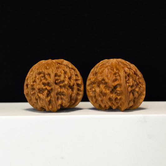 The "Tiandi Er Ye Mao" (Tiandi Er Ye Mao) Imperial Symmetrical Masterpiece Pair | 44.0mm x 45.0mm | GM-SSS-002511