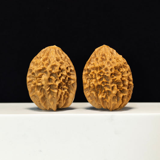 The "Fortune Mouse" (Zhao Cai Shu) Ultimate Exhibition-Grade Symmetrical Pair | 43.0mm x 45.0mm | JX-S-004500