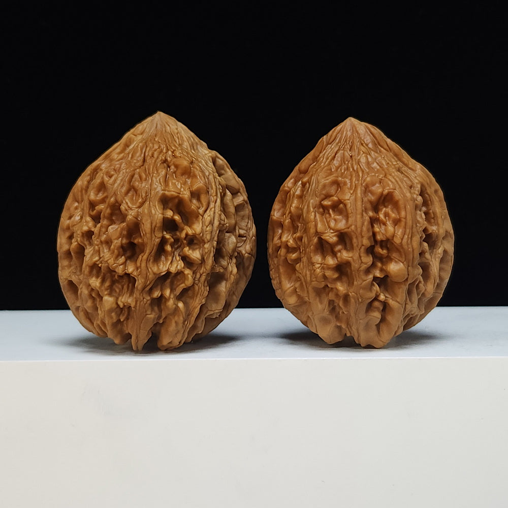 The "Dagu Stone" (Da Gu Shi) Premium Symmetrical Collector's Pair | 46.0mm x 44.0mm | JX-SS-002476