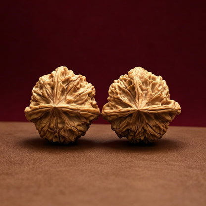 The "Imperial Jade Seal 3-Ridge" Premium Symmetrical Collector's Pair | 42.0mm x 41.0mm | YX-E-091772