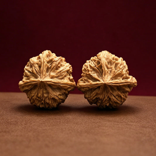 The "Imperial Jade Seal 3-Ridge" Premium Symmetrical Collector's Pair | 42.0mm x 41.0mm | YX-E-091772