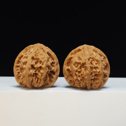 The "Taihang Thick-Rib" (Taihang Cu Jin) Heritage Symmetrical Pair | 42.0mm x 40.0mm | SZ-SSS-001472