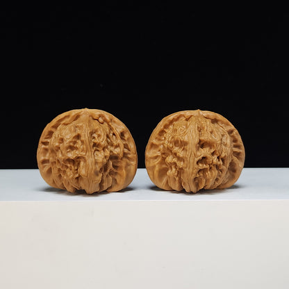 The White Lion Bai Shi Zi Collector Pair | S-Grade Investment Tier | 43.0mm x 40.0mm | BSZ-S-012493