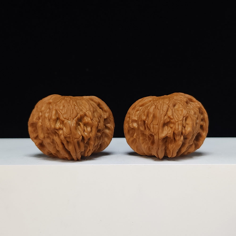 The "Millstone" Mo Pan Lion's Head Collector Pair | SS-Grade Masterpiece Tier | 44.0mm x 41.0mm | MP-SS-008484