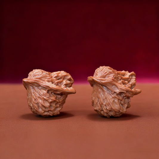 The "Exotic Little Bird" (Yi Xing Xiao Niao) Masterpiece Symmetrical Pair | 31.0mm x 30.0mm | YX-A-001118
