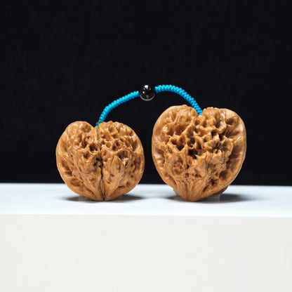 The "Thick-Veined Meteor Hammer" Cu Jin Liu Xing Chui Linked Exotic Pair | Rare Form Tier | 40.0x40.0mm & 37.0x34.0mm | YX-E-131835