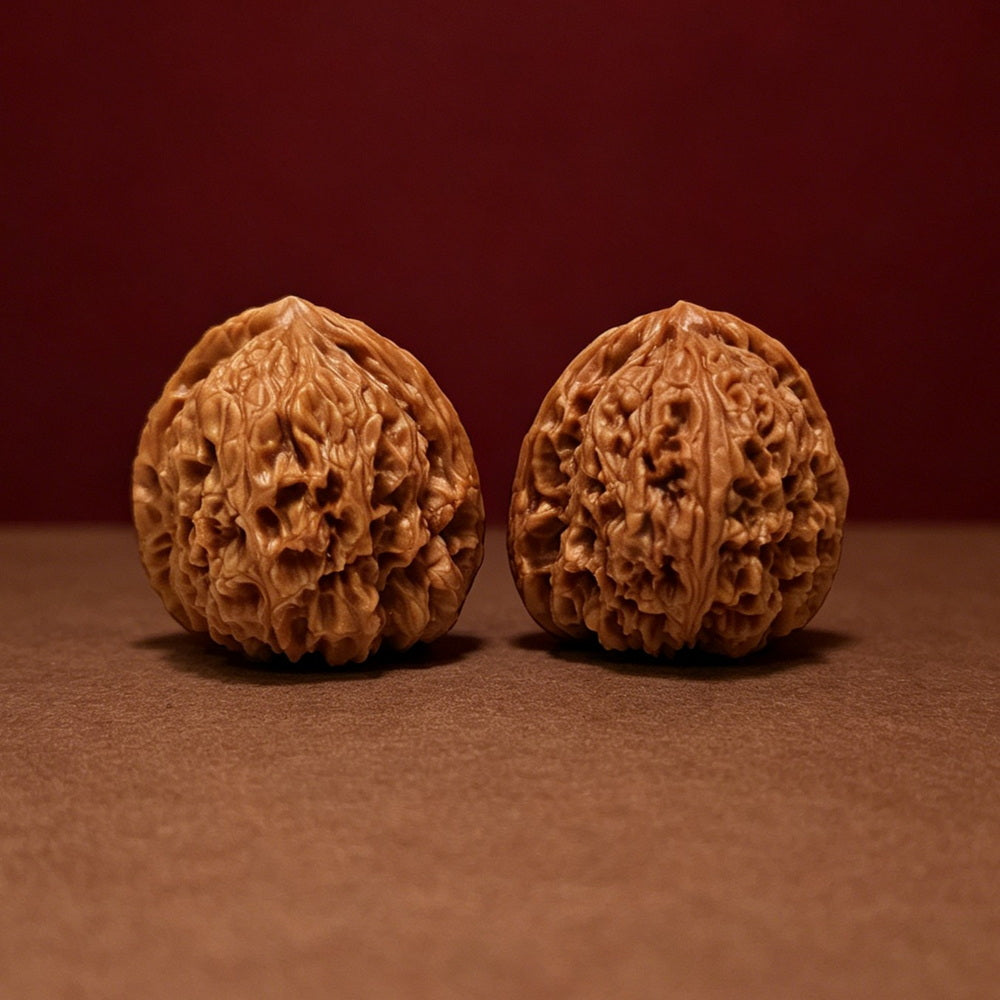 The "Nanjiang Stone" (Nanjiang Shi) Collector's Symmetrical Pair | 40.0mm x 39.0mm | NJS-AA-010672