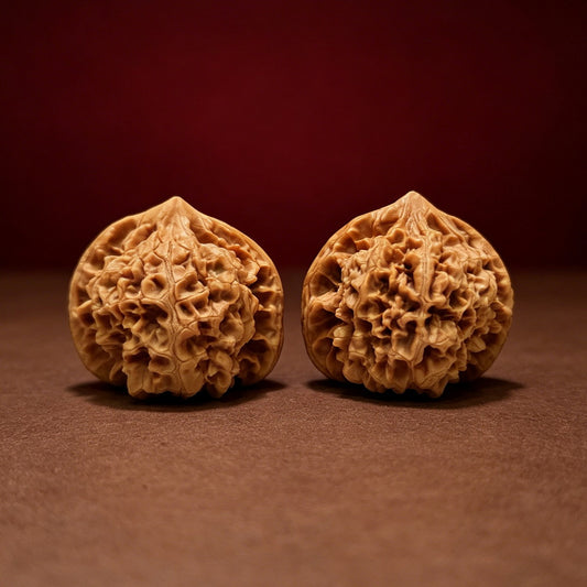 The "Official Hat Low-Slung" (Guan Mao Ai Chun) Gallery-Tier Symmetrical Pair | 45.0mm x 40.0mm | GM-A-028755