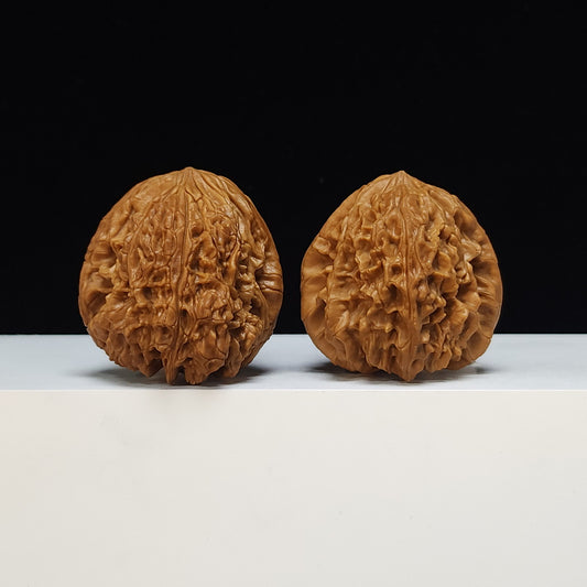 The "Heavy Snowstorm" SSS-Grade Dense Vein Orb Master Pair | Premium Hand Play & Rare Specimen Collection | 46.0mm x 46.0mm | BX-SSS-001821