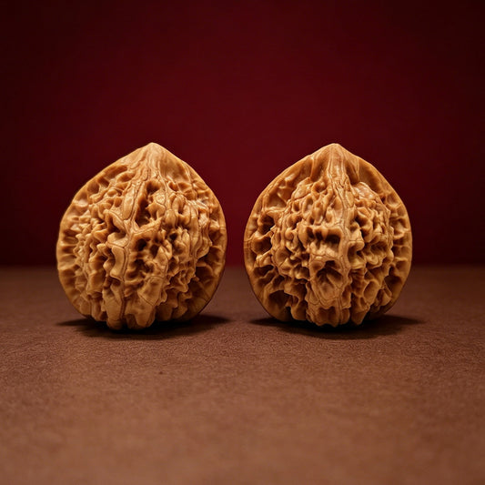 The "Official Hat" (Guan Mao) Exhibition-Grade Symmetrical Pair | 44.0mm x 38.0mm | GM-AA-017757