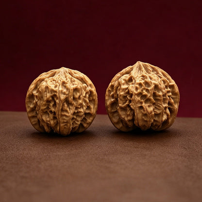 The "Imperial Jade Seal 3-Ridge" Premium Symmetrical Collector's Pair | 42.0mm x 41.0mm | YX-E-091772