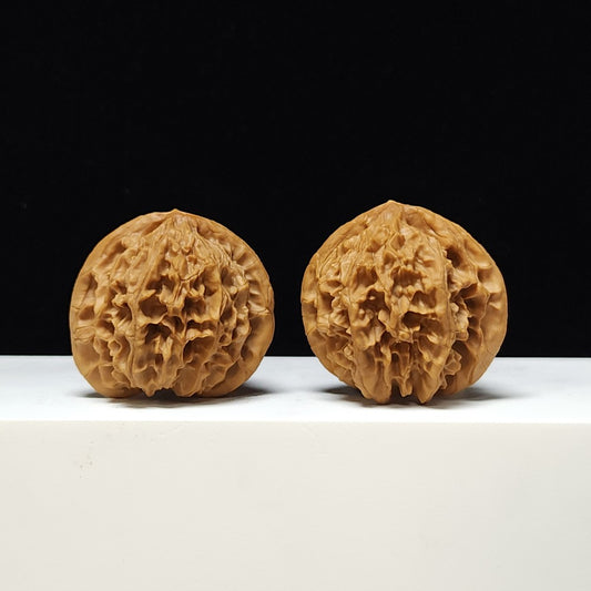 Product Title:The "Shaanxi Lantern" (AA-Grade Symmetrical Pair) | 44.0mm (Length) x 41.0mm (Width) | DL-AA-001142