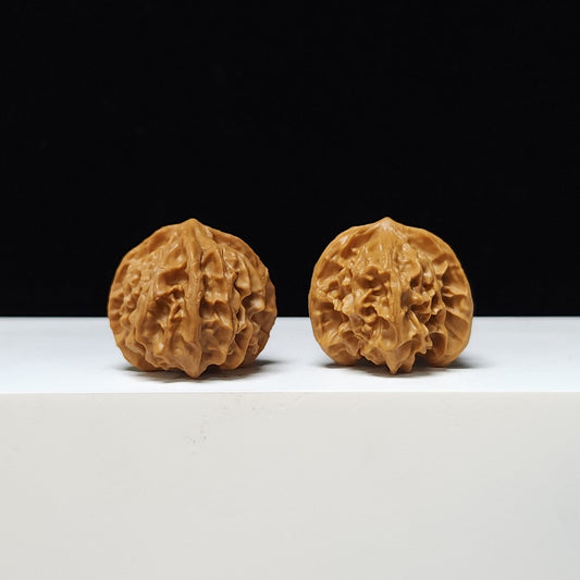 The "Qishan Prism" (Triple-Ridge) AA-Grade Pair | 33.0mm (Length) x 33.0mm (Width) | QSSL-AA-002124
