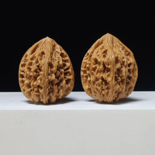 The "Classic Heart" (Beijing Chicken Heart) AA-Grade Pair | 42.0mm (Length) x 42.0mm (Width) | JX-AA-004092
