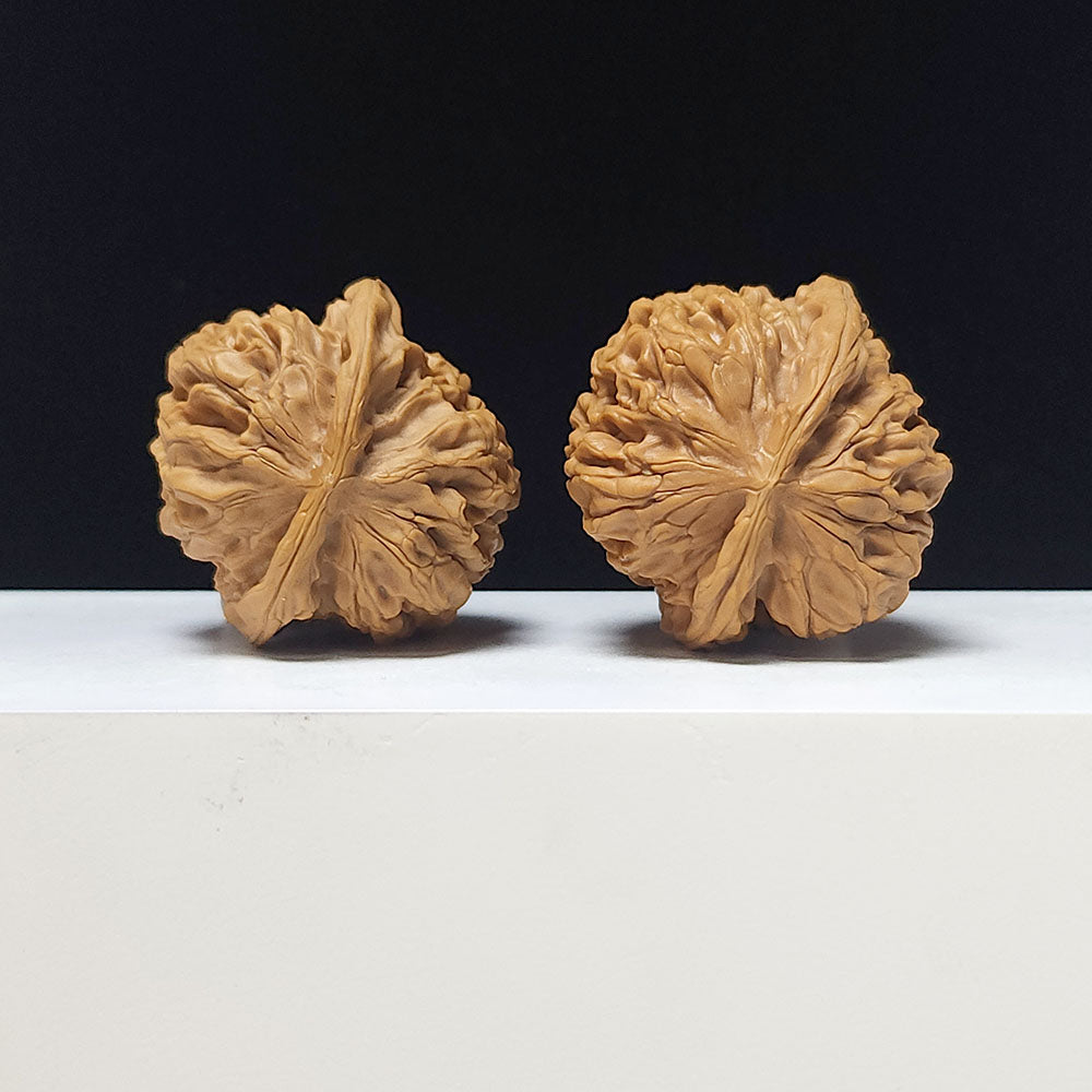 The "Hundred Beasts Lion Head" Collector Pair | AA-Grade Collector Tier | 44.0mm x 44.0mm | BS-AA-002639