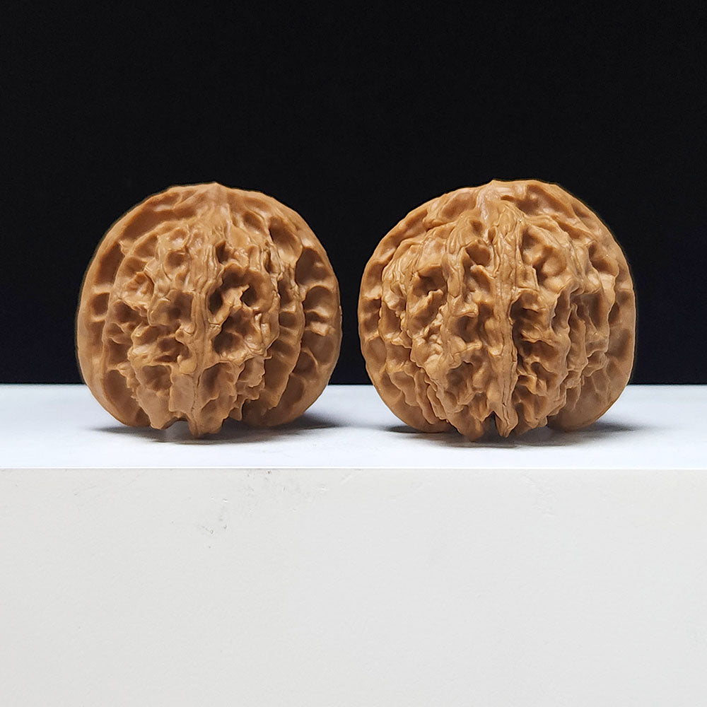 The "Hundred Beasts Lion Head" Collector Pair | AA-Grade Collector Tier | 43.0mm x 41.0mm | BS-AA-001638