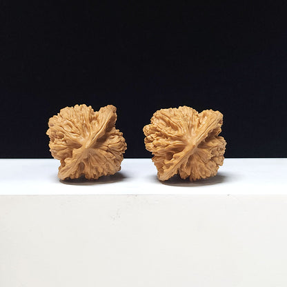 "Xia Yun Ling Peach Heart" Xia Yun Ling Tao Xin Wenwan Walnut Pair | 37.0mm x 36.0mm | SZ-AA-046614