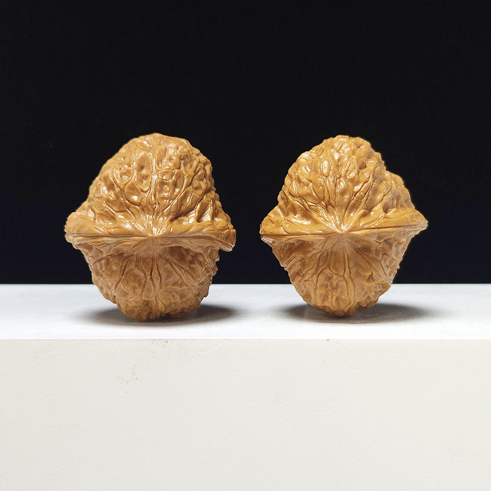 The "Concave-Base Pumpkin Block" Collector Pair | AA-Grade Collector Tier | 39.0mm x 42.0mm | SZ-AA-051627
