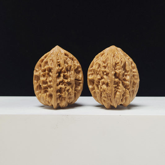 The "Wild Beijing Chicken Heart" Heritage Lineage Symmetrical Pair | 36.0mm x 36.0mm | JX-A-008700