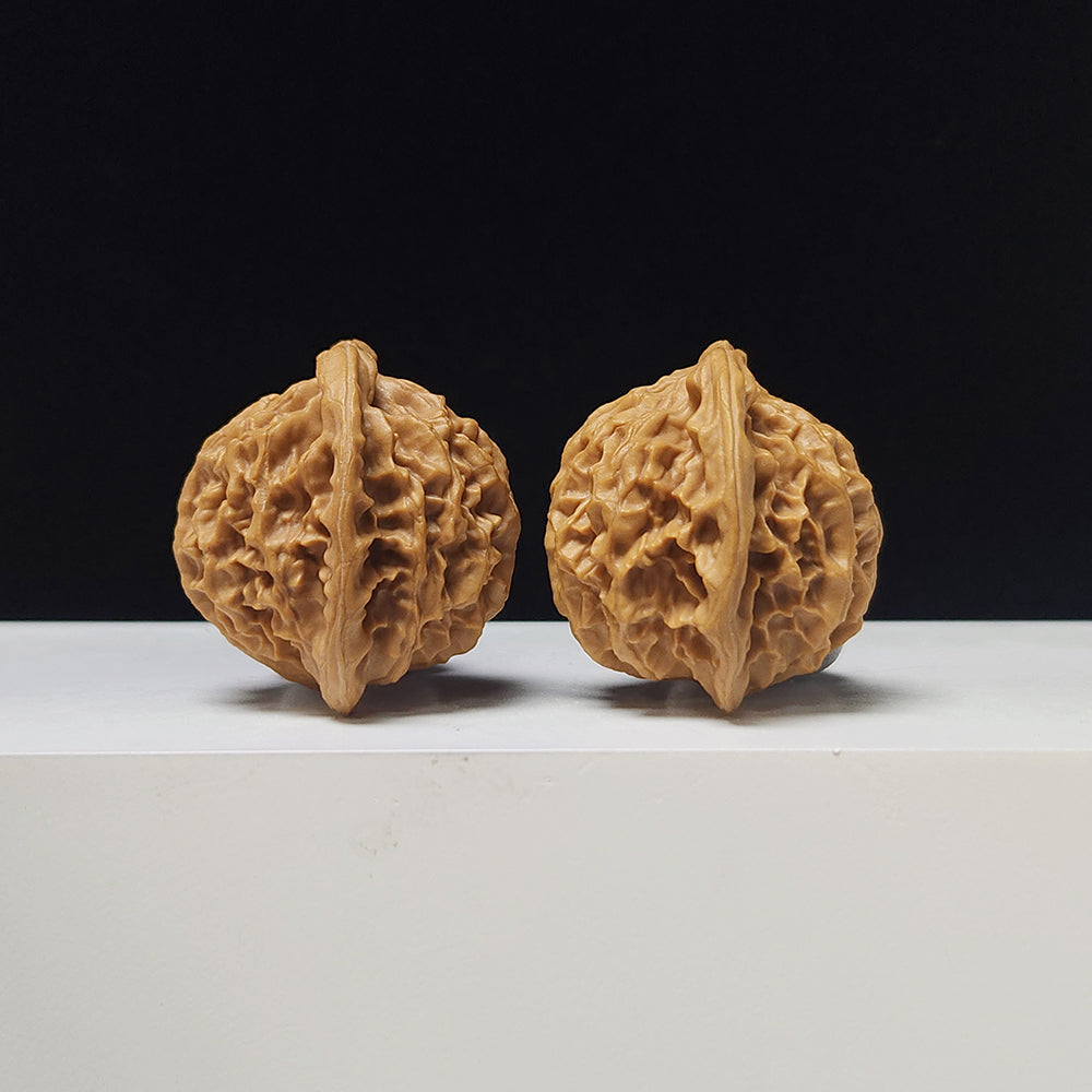 The "Noble Scholar" (Qin Gong Zi) Low-Profile Pair | 37.0mm x 34.0mm | QGZ-A-003035