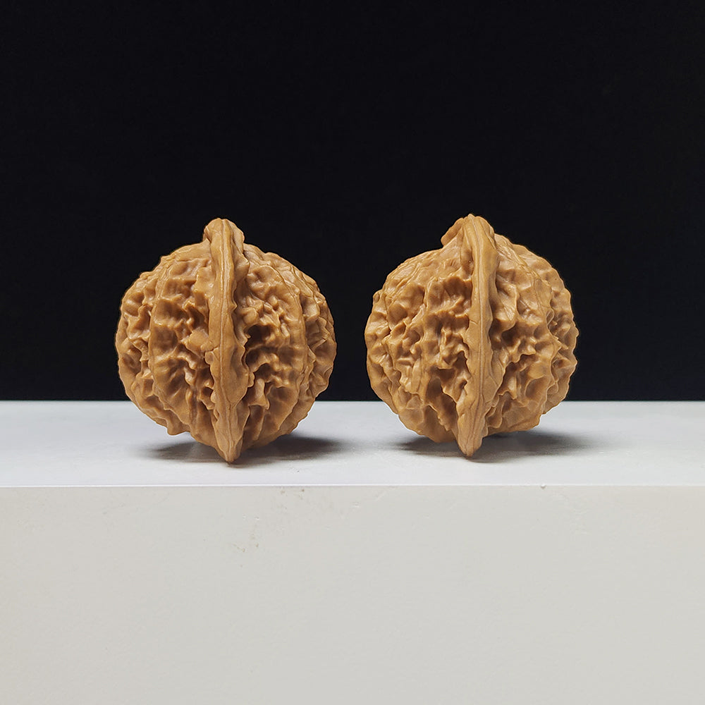 The "Noble Scholar" (Qin Gong Zi) Low-Profile Pair | 37.0mm x 34.0mm | QGZ-A-003035