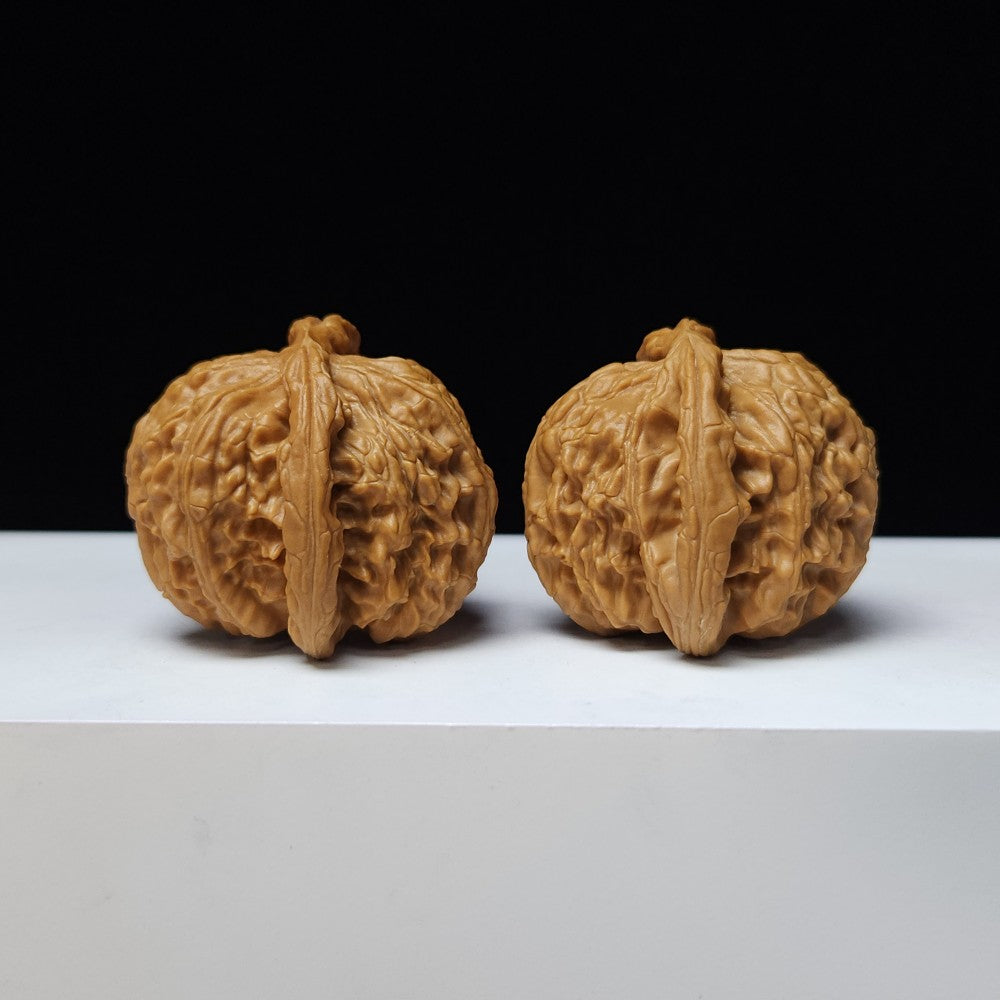 The "White Lion" (Bai Shi Zi) Imperial Symmetrical Masterpiece Pair | 41.0mm x 41.0mm | BSZ-S-008441