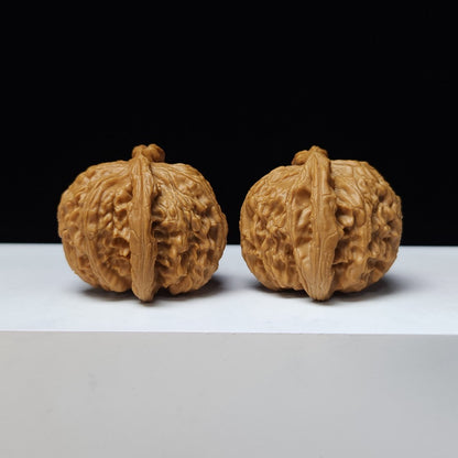 The "White Lion" (Bai Shi Zi) Imperial Symmetrical Masterpiece Pair | 41.0mm x 41.0mm | BSZ-S-008441