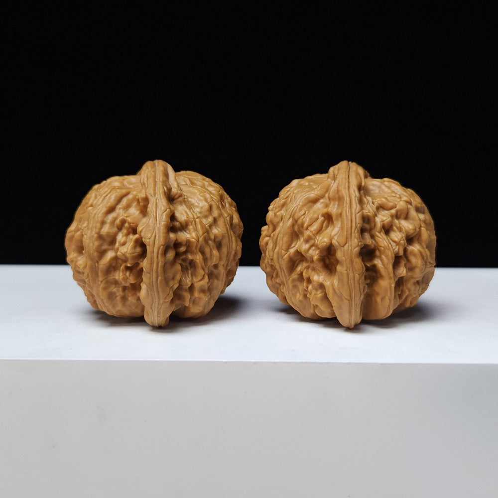 The "White Lion" (Bai Shi Zi) Imperial Symmetrical Masterpiece Pair | 41.0mm x 41.0mm | BSZ-S-008441