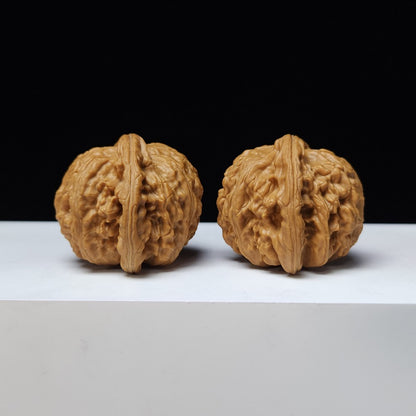 The "White Lion" (Bai Shi Zi) Imperial Symmetrical Masterpiece Pair | 41.0mm x 41.0mm | BSZ-S-008441