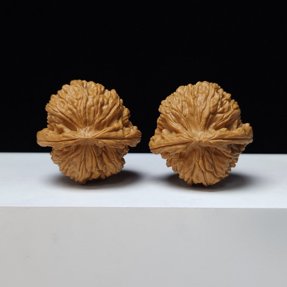 The "White Lion" (Bai Shi Zi) Imperial Symmetrical Masterpiece Pair | 41.0mm x 41.0mm | BSZ-S-008441