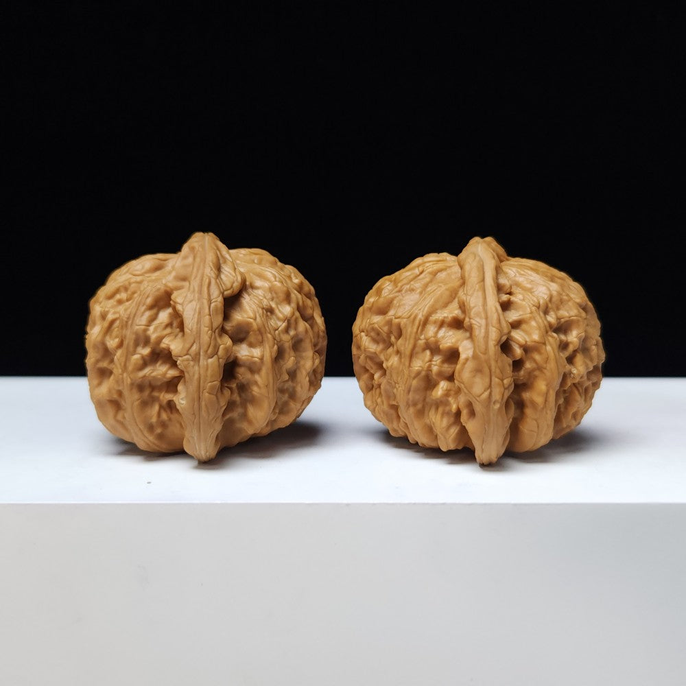 The "White Lion" (Bai Shi Zi) Premium Symmetrical Collector's Pair | 43.0mm x 42.0mm | BSZ-S-009461