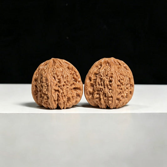 The "Sacred Triangle" Nanjiang Stone SS-Grade Pair | 40.0mm (Length) x 40.0mm (Width) | NJS-SS-001062