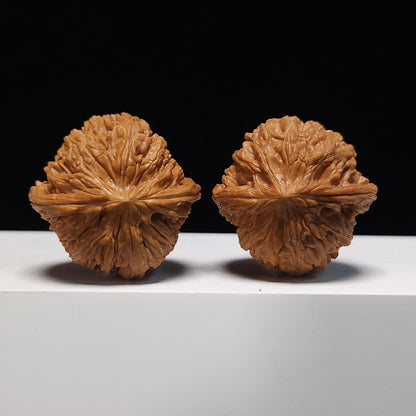 The "Millstone" S‑Grade Ground‑Hugging Stature Pair | Palm‑Nurtured Wenwan Artifact | 41.0mm x 39.0mm | MP‑S‑003069