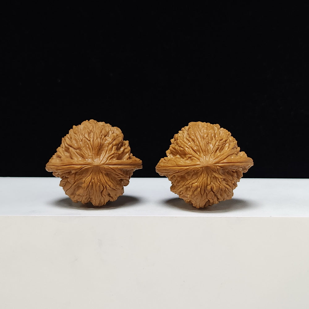 The "Millstone" Mo Pan Lion's Head Collector Pair | S-Grade Investment Tier | 41.0mm x 36.0mm | MP-S-001003