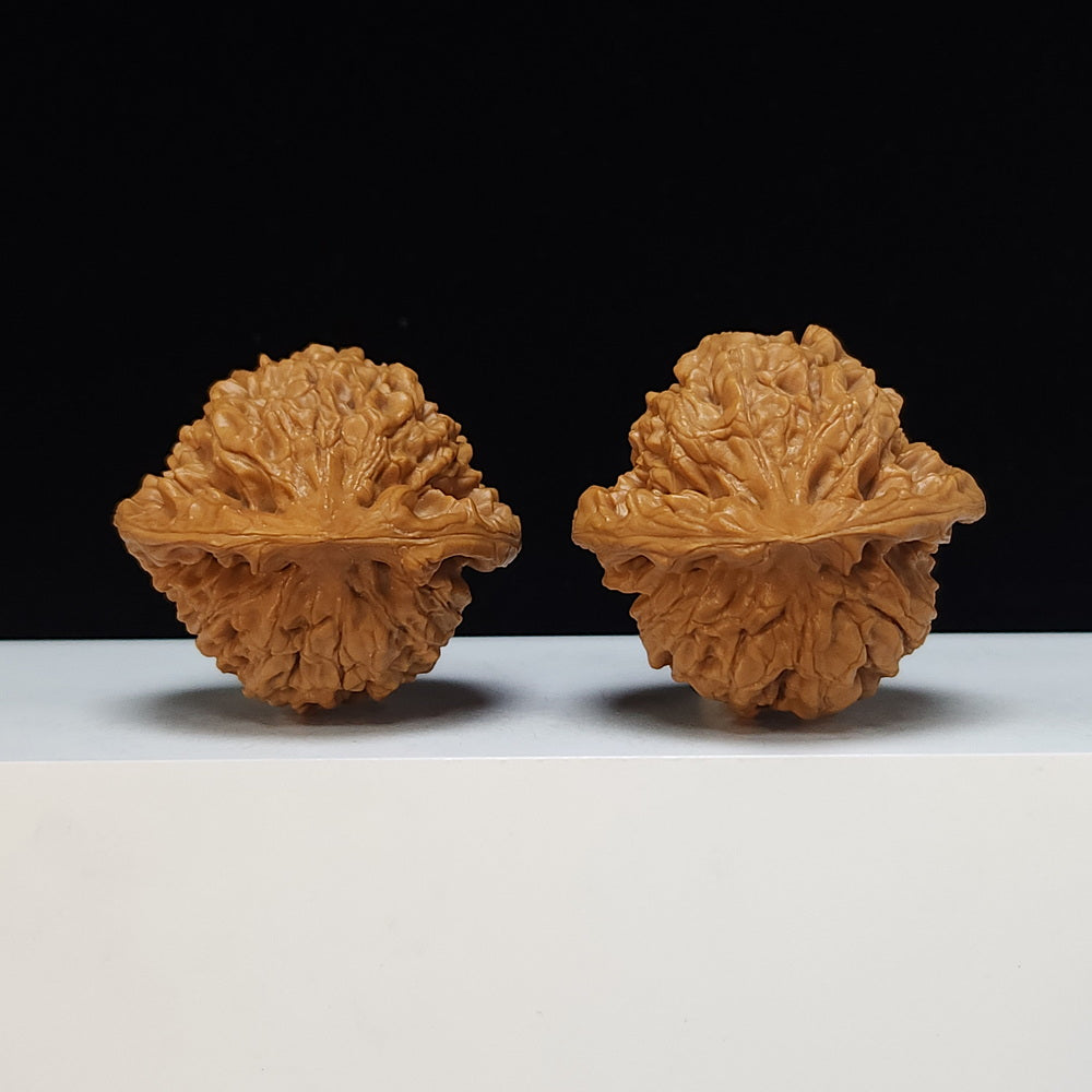 The "Qilin Texture" Qi Lin Wen Lion's Head Collector Pair | SS-Grade Masterpiece Tier | 46.0mm x 44.0mm | SZ-SS-014487