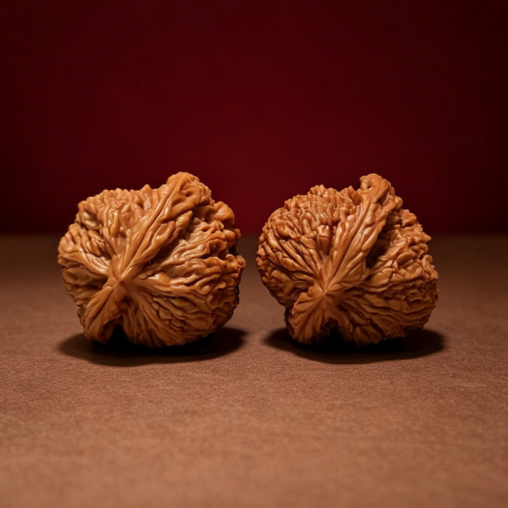 The "Nanjiang Stone" (Nanjiang Shi) Collector's Symmetrical Pair | 40.0mm x 39.0mm | NJS-AA-010672