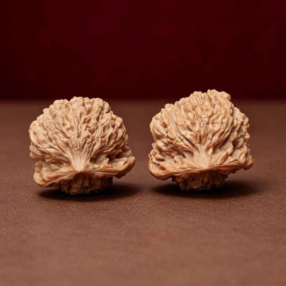 The "Kylin Turtle-Back Seated Buddha" (Kylin Wen Gui Bei Zuo Fo) Exhibition-Grade Symmetrical Masterpiece Pair | 44.0mm x 43.0mm | YX-E-047525
