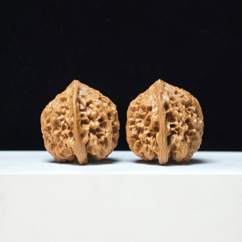 The "Wild Bison Mountain Eagle" Ye Niu Zuo Shan Diao Exotic Collector Pair | Rare Form Tier | 41.0mm x 41.0mm | YX-E-151855