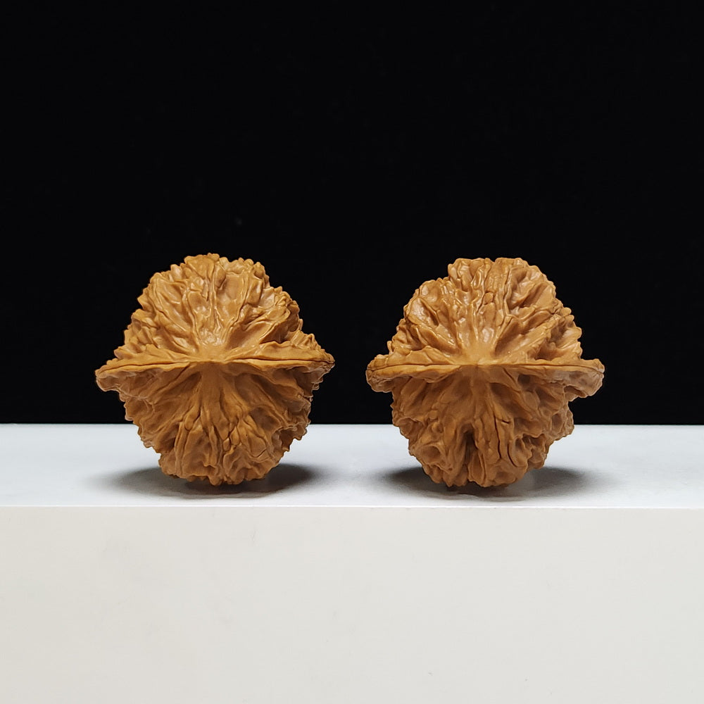 The "Apple Orchard" Ping Guo Yuan Lion's Head Collector Pair | S-Grade Investment Tier | 40.0mm x 38.0mm | PGY-S-001043