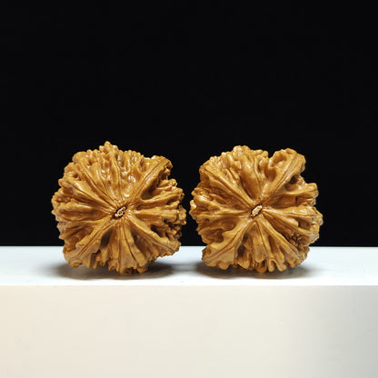 The "Beijing Chicken Heart Zuo Shan Diao" (Beijing Ji Xin Zuo Shan Diao) Exhibition-Grade Masterpiece Pair | 50.0mm x 47.0mm | JX-SS-001449