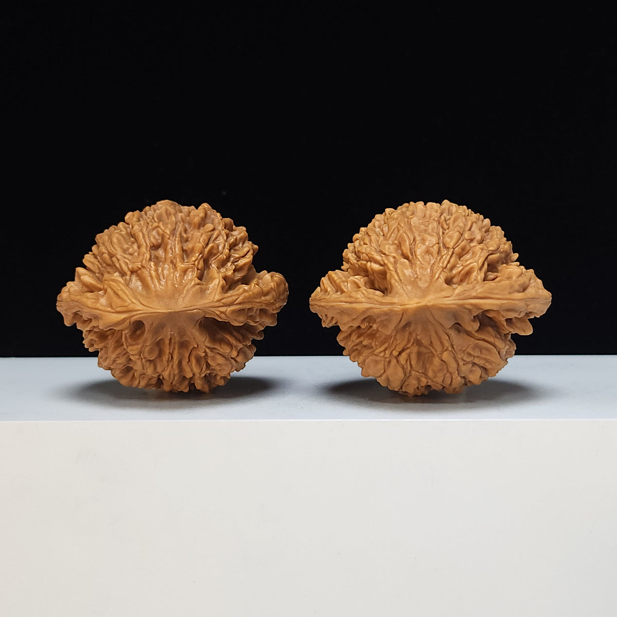 The "Qilin Texture Concave-Base Peach-Heart" Qi Lin Wen Tao Xin Ao Di Lion's Head Pair | SS-Grade Masterpiece Tier | 51.0mm x 44.0mm | SZ-SS-015488